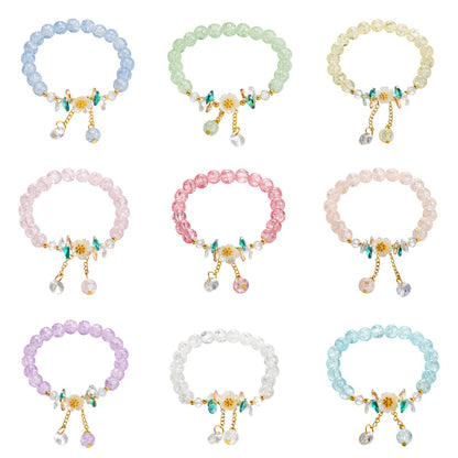 [HAPPY SCOOP] 1 Scoop of Cute Kawaii/Floral Glass Beads Bracelets-Upgraded Designs+Limited-Time Bonus Gift Pack!