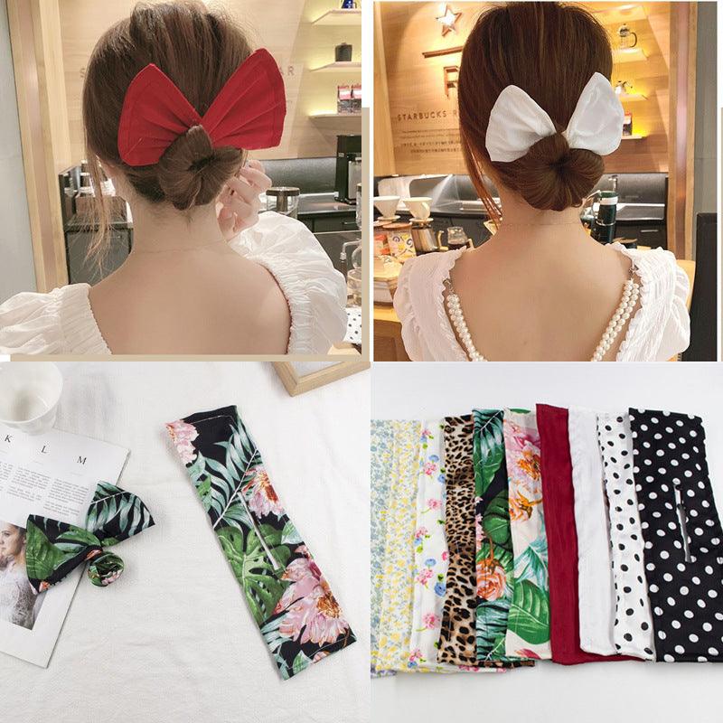 Items under 5 Dollars Jewelry Bow For Hair Twisting Bun Tool Bun