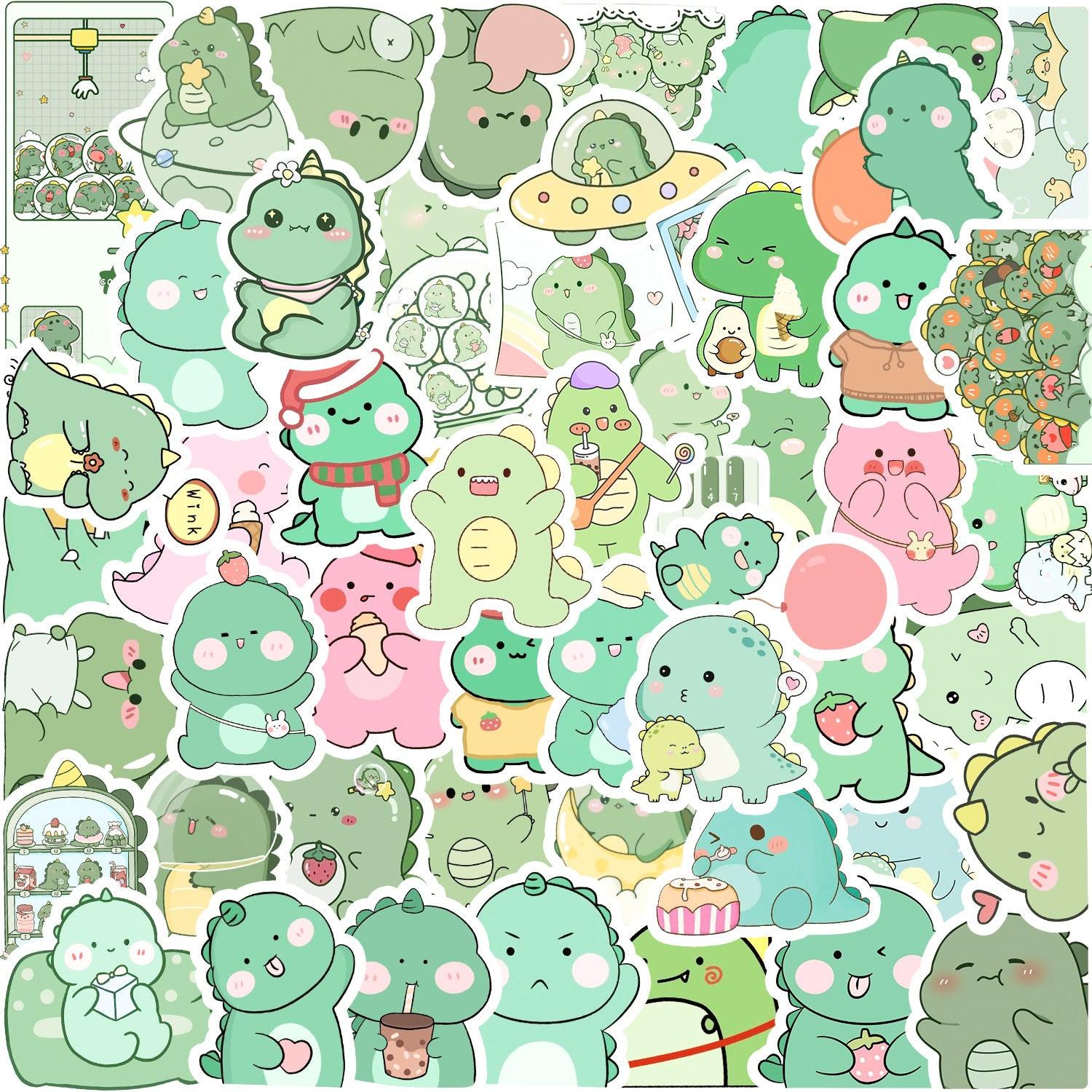 Cute Dinosaur Kawaii Stickers