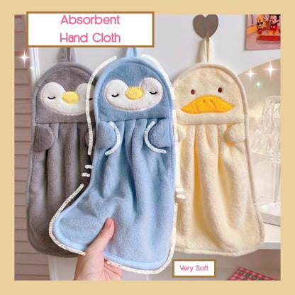 1 PCS Absorbent Cute Penguin/Duckling Washcloth Hand Cloth - Belle Rose Nails