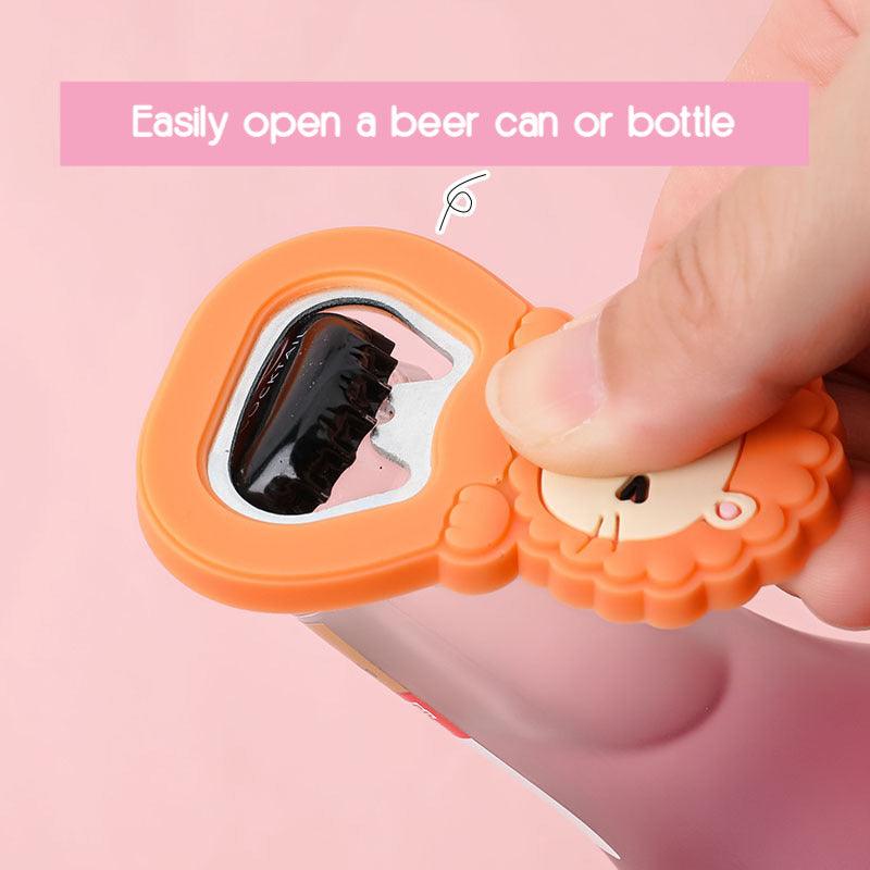 1 PCS Cute Animals Bottle Opener with Magnetic Backing - Belle Rose Nails