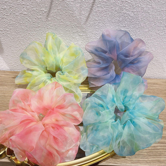 1 PCS Ombre Colorful Extra Large Scrunchies - Belle Rose Nails