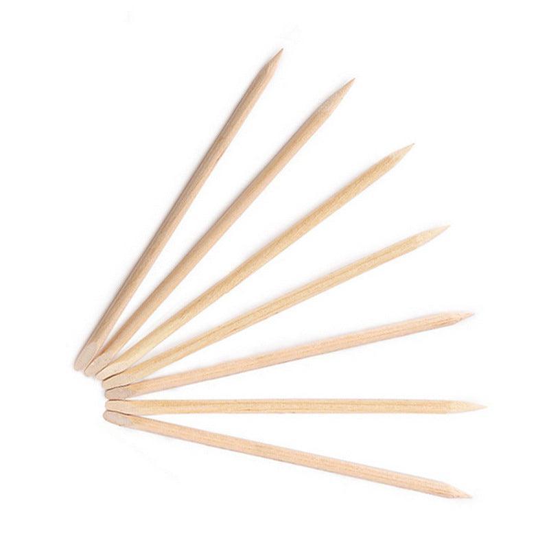 10 PCS Cuticle Pushers Wood Sticks - Belle Rose Nails