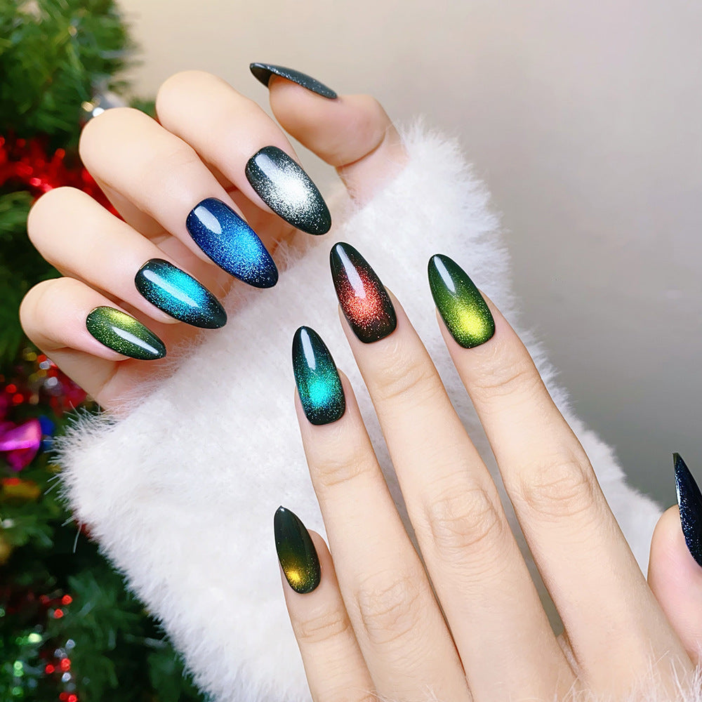 [NEW YEAR SPECIAL] Colorful Fireworks Long Press On Nails