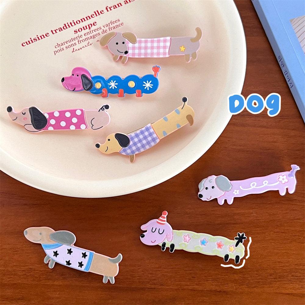 [AUTUMN SALE] 1 PCS Cute and Funny Long Puppy Dog Hair Clip - Belle Rose Nails