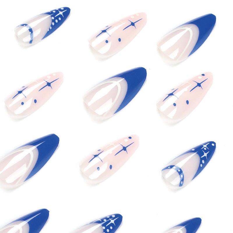 Dark Navy Blue Stilletto nails. | Drea L.'s (DreaAlGhul) Photo | Beautylish