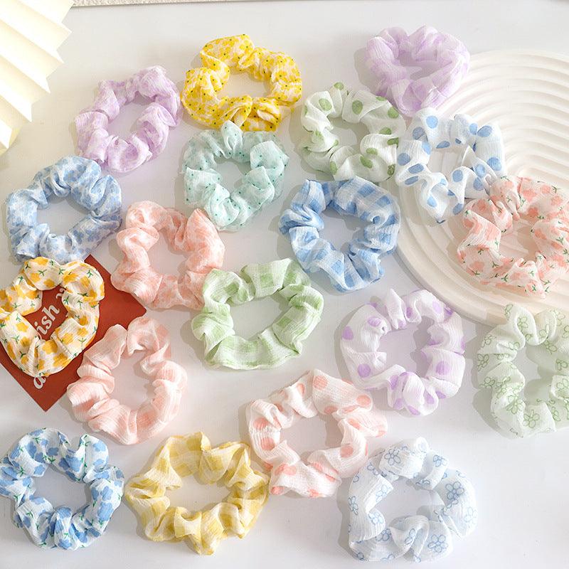 [ANNIVERSARY SCOOP] 1 Big Scoop of Colorful Scrunchies (#Lot 4 MORE NEW STYLES + Go Maximum on ALL SCOOPS!!) - Belle Rose Nails