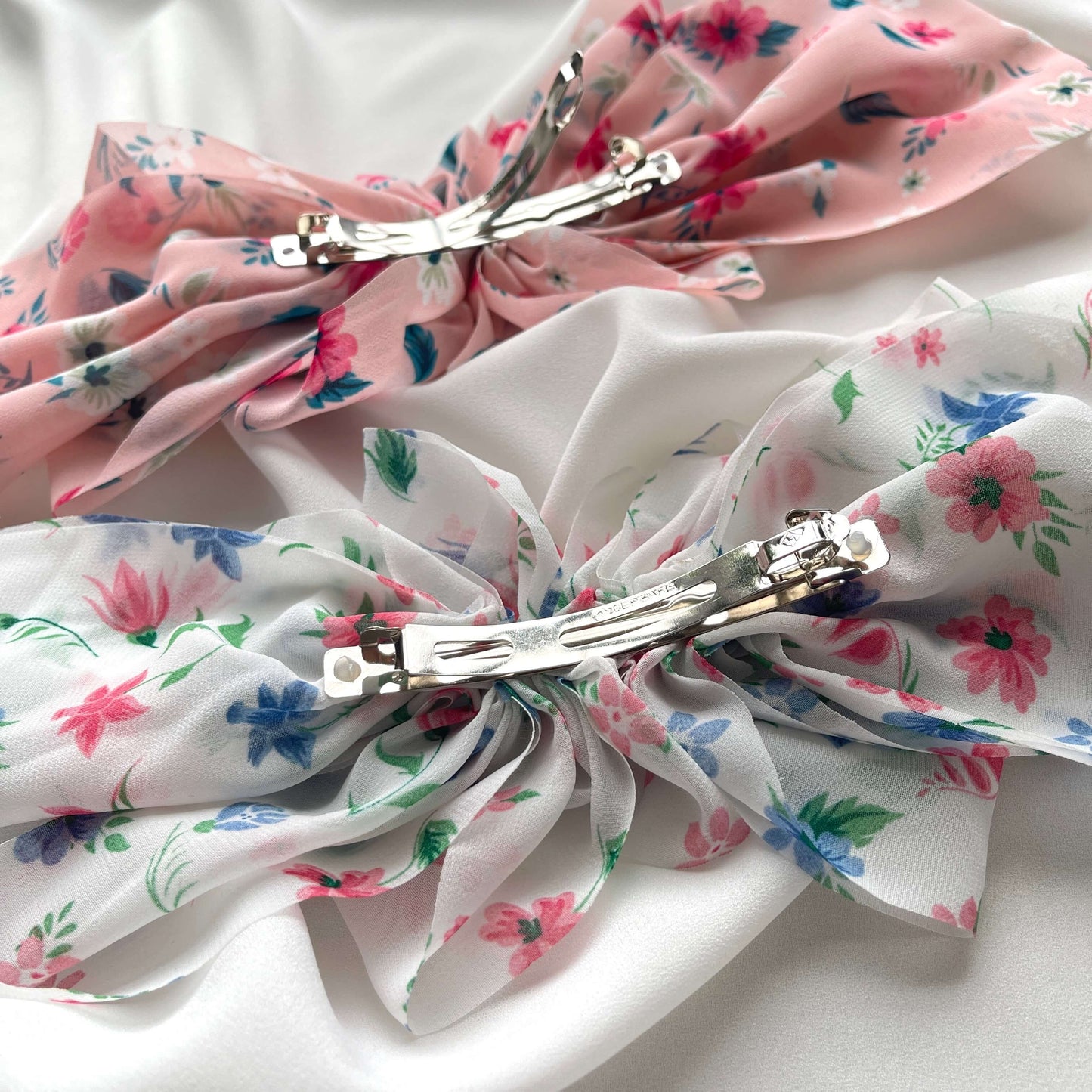 [BF SALE] 1 PCS Floral Chiffon Extra Large Multi-Layer Hair Bow
