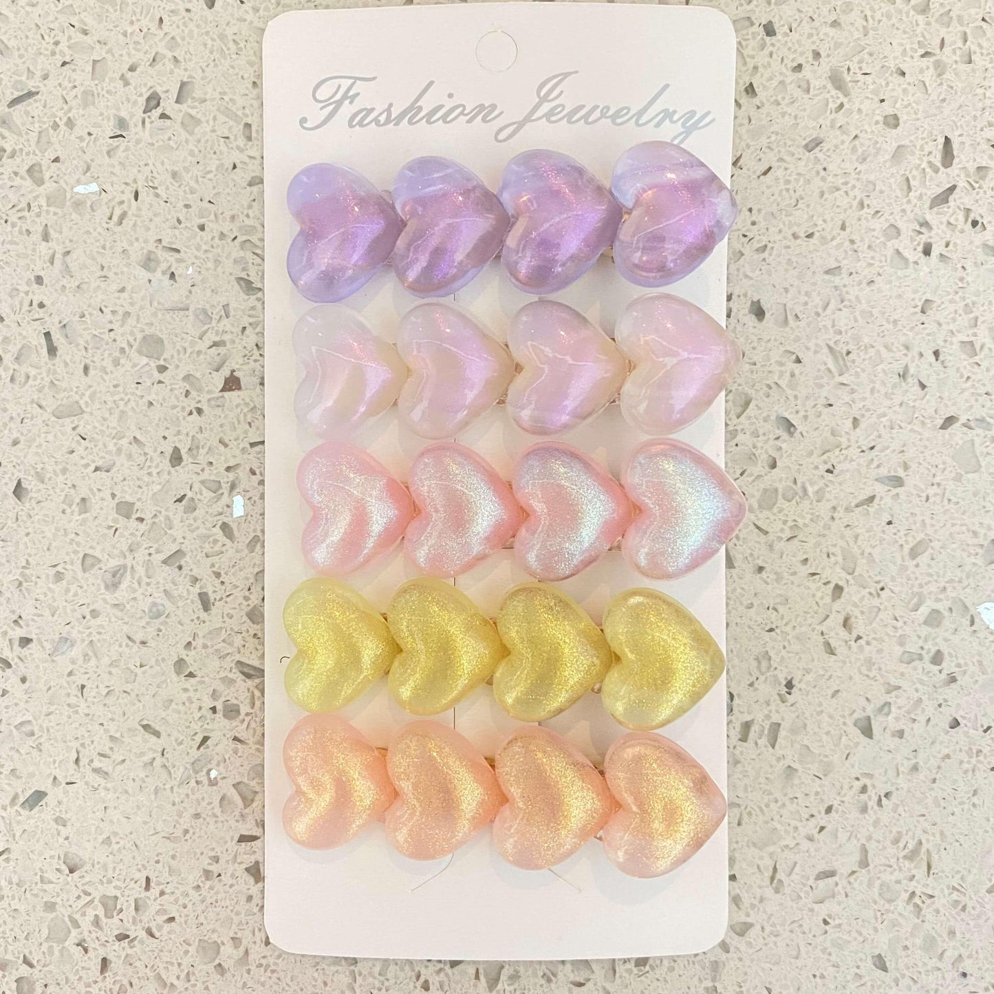 [SPECIAL SCOOP] 1 Scoop of Glittering and Floral Design Hair Clips (NO RESTOCKING) - Belle Rose Nails